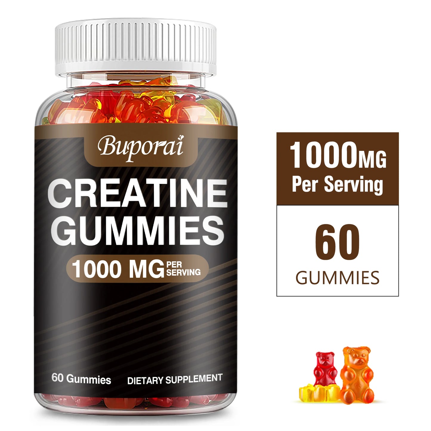 Creatine Monohydrate 1000mg 60 Gummies