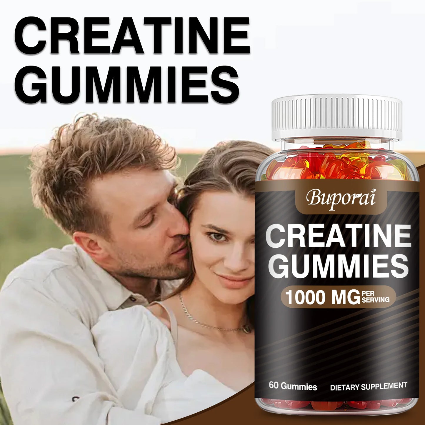 Creatine Monohydrate 1000mg 60 Gummies