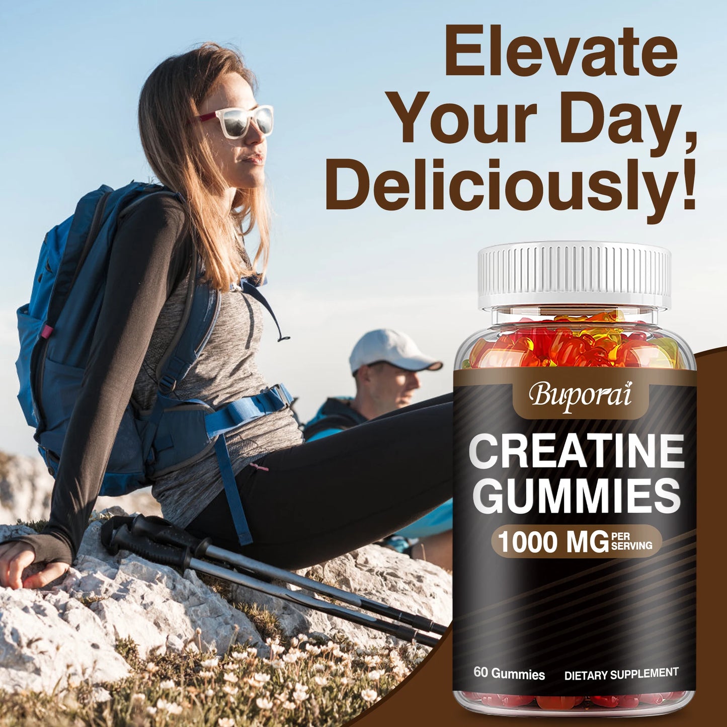 Creatine Monohydrate 1000mg 60 Gummies