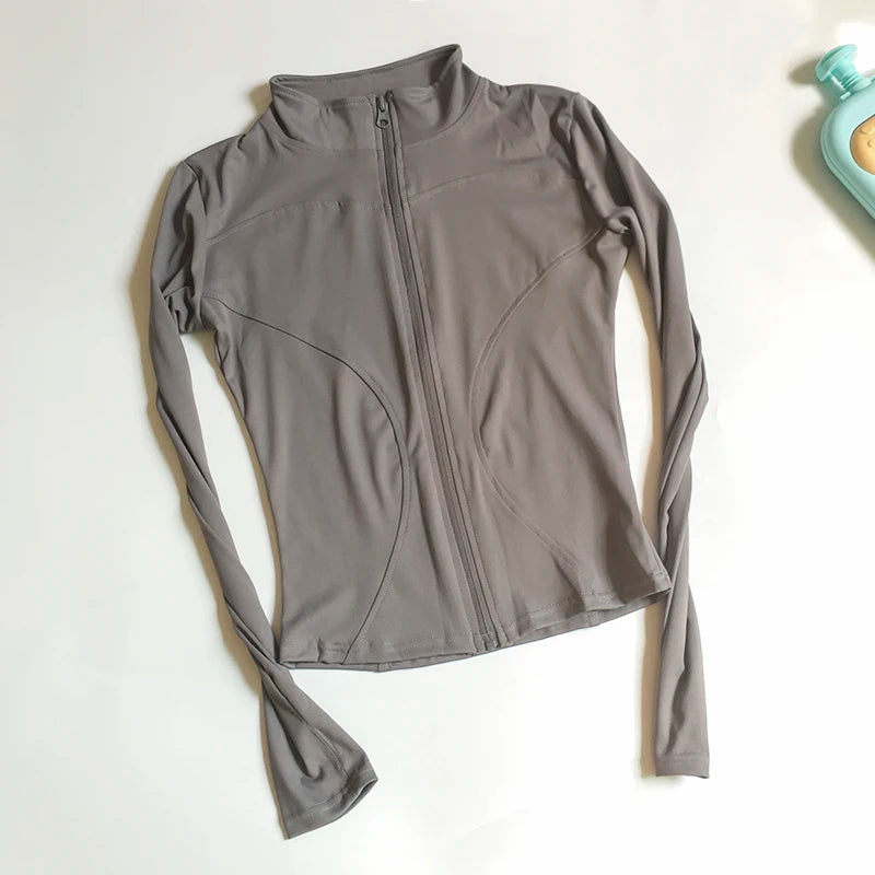 Women’s Long Sleeve Zip Sports Jacket