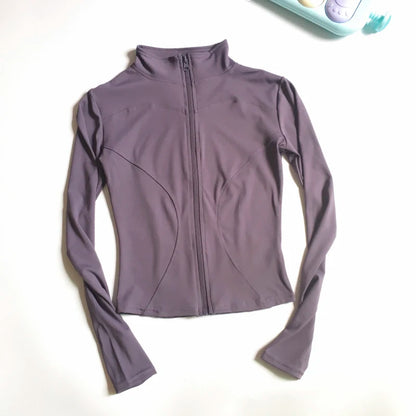 Women’s Long Sleeve Zip Sports Jacket