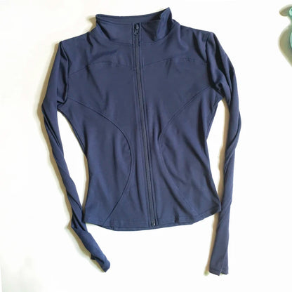 Women’s Long Sleeve Zip Sports Jacket