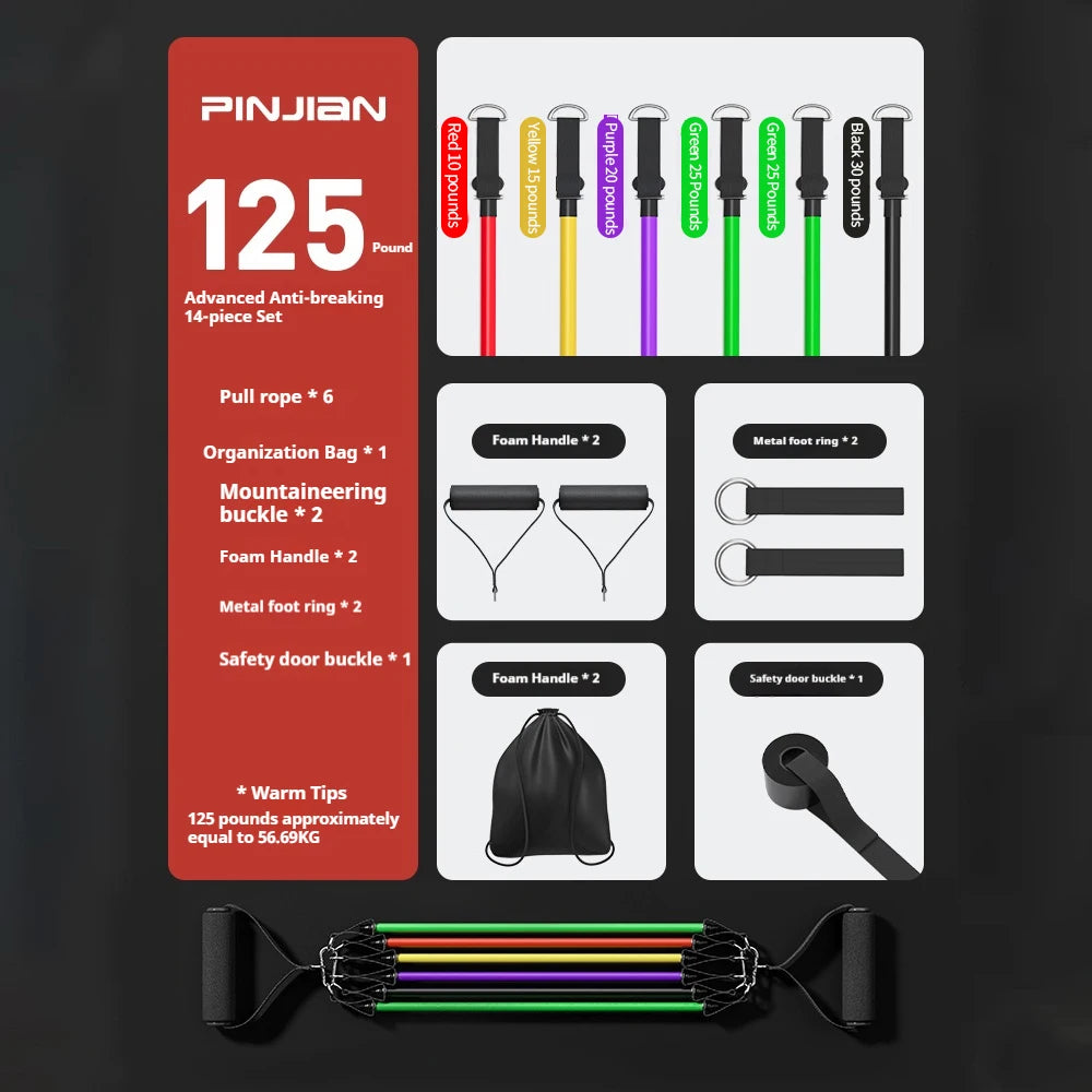 Portable Resistance Bands Set