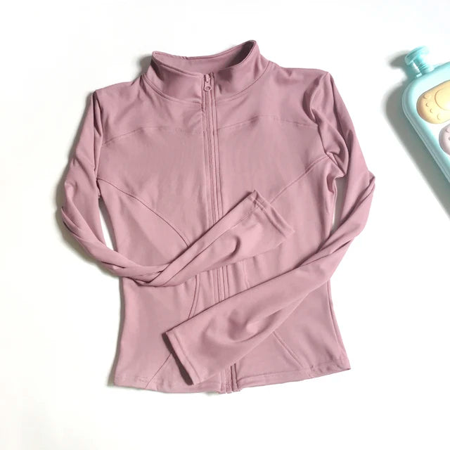 Women’s Long Sleeve Zip Sports Jacket