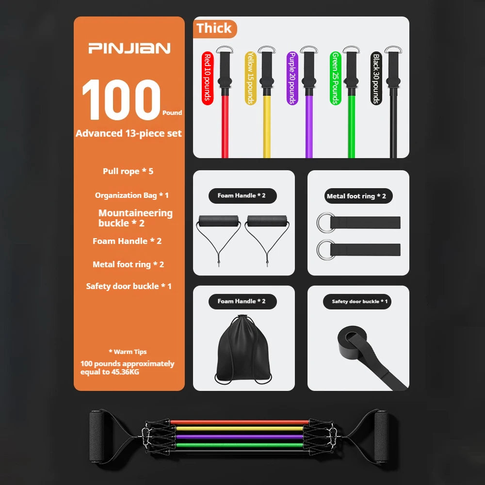 Portable Resistance Bands Set