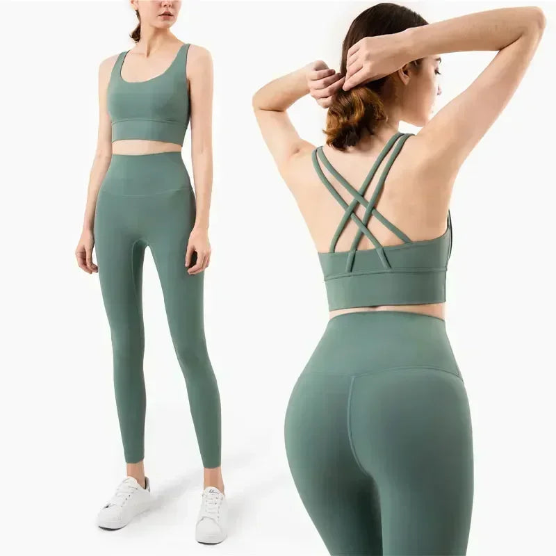 Sportswear Yoga Set Leggings & Tops