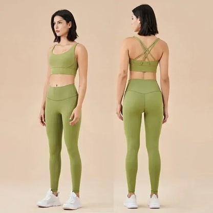 Sportswear Yoga Set Leggings & Tops