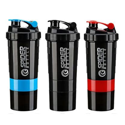 3-Layer Protein Shaker Bottle