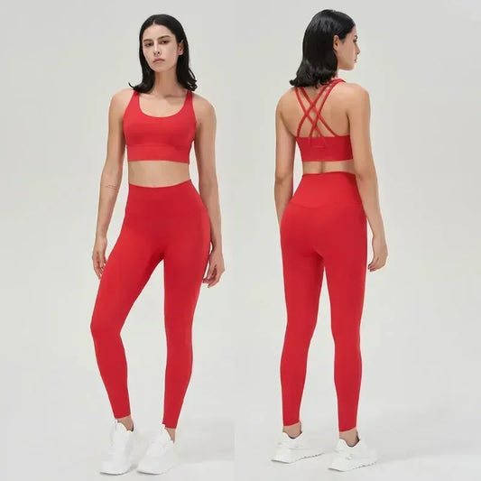 Sportswear Yoga Set Leggings & Tops