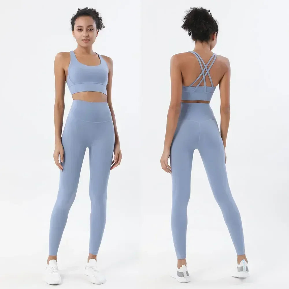 Sportswear Yoga Set Leggings & Tops