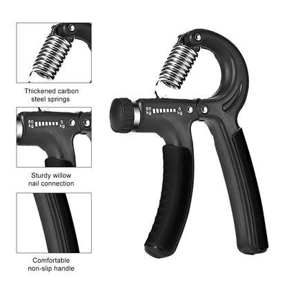 Adjustable Grip Strengthener Hand Exerciser 5-60KG