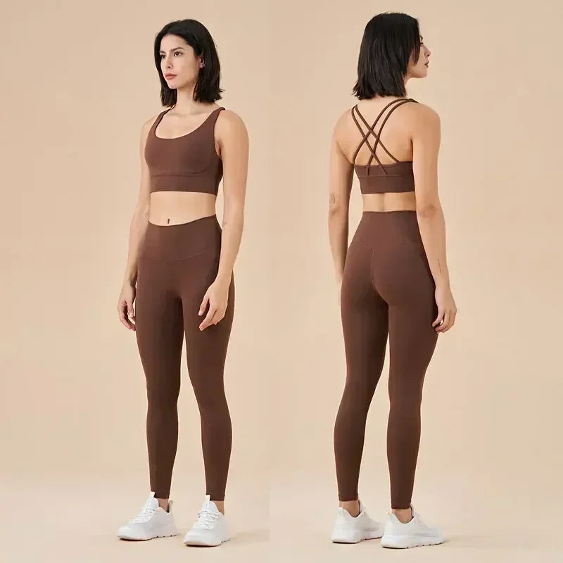 Sportswear Yoga Set Leggings & Tops