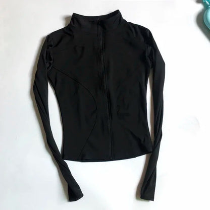 Women’s Long Sleeve Zip Sports Jacket